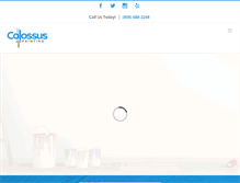 Tablet Screenshot of colossuspainting.com